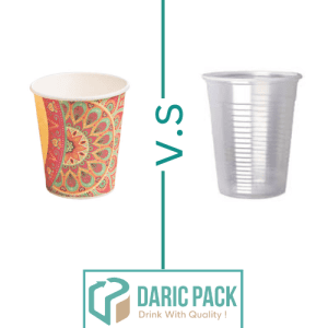 لیوان کاغذی یا پلاستیکی